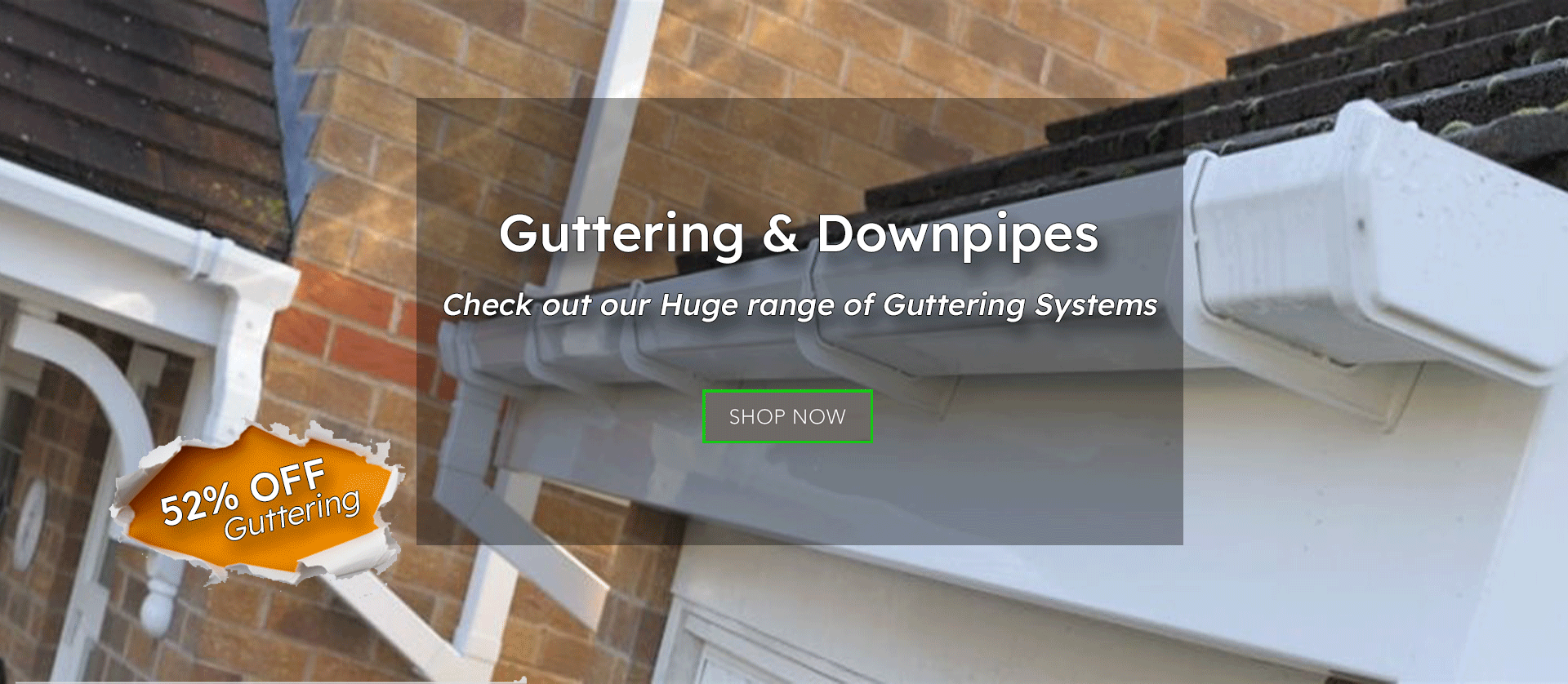 Guttering and downpipes project banner